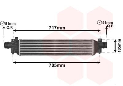 VAN WEZEL Välijäähdytin 37004650